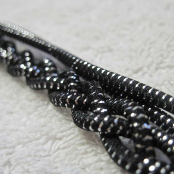 1 Goody 3 Braided Side Strands Hair Head Band Shiny Headwrap Braid Tinsel Mylar - Picture 10 of 14